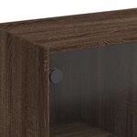 vidaXL Buffet chêne marron 102x37x75 5 cm bois d'ingénierie