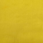 vidaXL Chaise Œuf avec Pouf Jaune 63 x 73 x 90 cm Velours