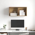 vidaXL Cabinet TV chêne artisanal 37 x 37 x 72 cm Bois d'ingénierie