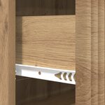 vidaXL Armoire à tiroirs Chêne artisanal 66 x 34 5 x 89 5 cm