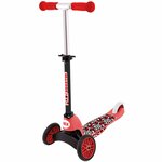 Street surfing trottinette rabattable fizz rouge et noir 04-21-008-4