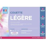 Couette légere en microfibre 140 x 200 cm - Blanc
