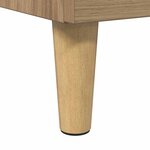 vidaXL Armoire de lit avec tiroir Chêne artisanal 40 x 35 x 50 cm