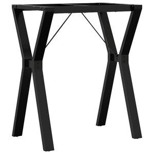 vidaXL Pieds de table à manger cadre en Y 60x40x73 cm acier