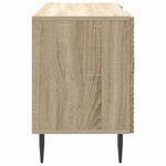 vidaXL Meuble TV Chêne Sonoma 102 x 34 5 x 50 cm Bois d'ingénierie