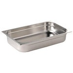 Bac gastro inox gn 1/1 - 65 mm - vogue -  - acier inoxydable9 530x65x325mm