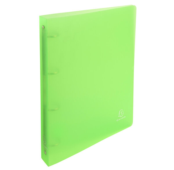 Classeur 4 anneaux 30 mm polypropylène Chromaline - A4 maxi, vert EXACOMPTA
