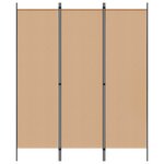 vidaXL Paravent Beige 150 x 180 cm Tissu