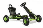 Kart à pédales noir vert Ferbedo GoKart AR 8G