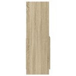 vidaXL Buffet haut chêne sonoma 92x33x100 cm bois d'ingénierie
