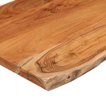 vidaXL Dessus de table 70x60x2 5 cm rectangulaire bois massif acacia
