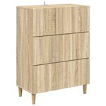 vidaXL Armoire à tiroirs 66 x 34 5 x 90 cm Bois d'ingénierie