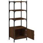 vidaXL Bibliothèque à 3 niveaux chêne brun 41x30x109 5 cm