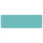 vidaXL Lavabo de luxe Vert clair mat 41x30x12 cm Céramique