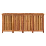 vidaXL Boîte de rangement de jardin 175x80x75 cm bois massif d'acacia