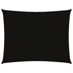 vidaXL Voile de parasol tissu oxford rectangulaire 2x3 m noir