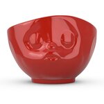 Grand bol rouge bisou en porcelaine tassen 500 ml
