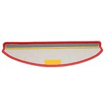 vidaXL Tapis d'escalier 30 pièces 65 x 21 x 4 cm Rouge Demi-rond Grand