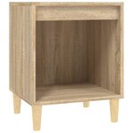 vidaXL Tables de chevet 2 Pièces Chêne sonoma 40x35x50 cm