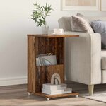 vidaXL Table d'appoint Bois ancien 40 x 35 x 60 cm Bois d'ingénierie