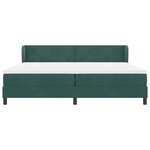 vidaXL Lit à ressorts avec matelas gris foncé 80x200 cm en velours