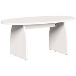 vidaXL Table basse Blanc