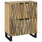 vidaXL Buffet Marron 60 x 33 x 75 cm bois de manguier massif