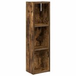 vidaXL Armoire murale de salle de bain Chêne Fumé 20 x 14 x 70 cm