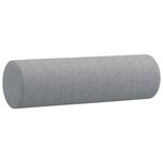 vidaXL Ensemble de canapés 2 Pièces coussins gris clair tissu