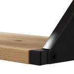 vidaXL Ensemble d'étagères murales avec étagère 3 Pièces chêne artisanal