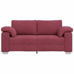 vidaXL Canapé Bordeaux 180 x 77 x 82 cm tissu