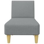vidaXL Ensemble de canapés 2 Pièces gris clair tissu