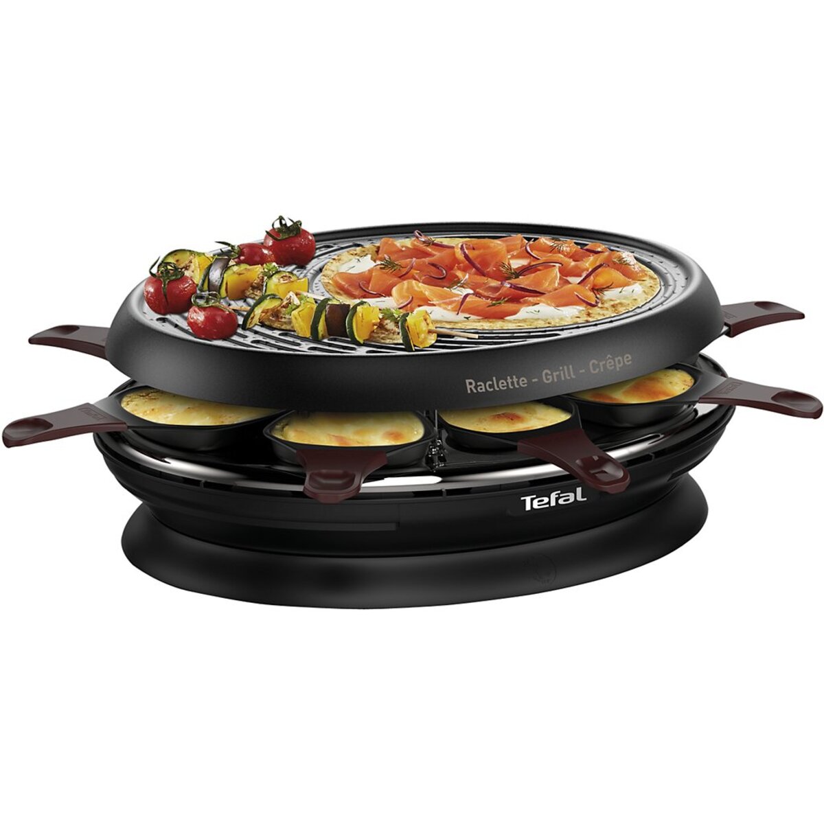 Tefal cups trays Oval Raclette fondue Accessimo Invent Colormania