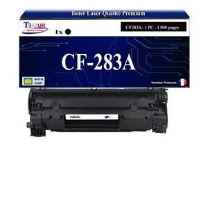 T3AZUR -Toner compatible avec HP CF283A (83A) pour HP LaserJet Pro M201dw  M201n  M125a  M125nw  M127fn  M127fw  M225dn  M225dw