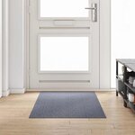 vidaXL Tapis Couloir Gris clair 100 x 300 cm tissu