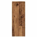 vidaXL Armoire à chaussures vieux bois 32x35x92 cm bois d'ingénierie
