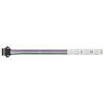 vidaXL Bande LED 12 Pièces Noir et Multicolore 1745 mm