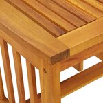 vidaXL Table d'appoint Marron Bois d'acacia massif