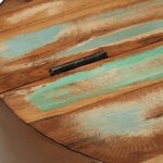 vidaXL Tables basses en forme de bol 2 Pièces bois de récupération massif