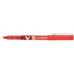 Stylo roller Hi-Tecpoint V5 Encre liquide Pte Fine Rouge PILOT