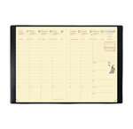 Agenda Affaires Prestige + Répert. Soho noir ebene 10 x 15 cm QUOVADIS