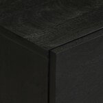 vidaXL Table de chevet noir 50x33x62 cm bois d'ingénierie