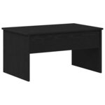 vidaXL Table basse Chêne noir 80 x 50 5 x 41 5 cm Bois d'ingénierie