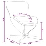 Fauteuil œuf en velours gris foncé