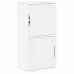 vidaXL Meubles TV 5 Pièces avec rangement ODDA blanc bois de pin massif