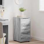 vidaXL Armoire de rangement Gris Sonoma 40 x 48 x 81 cm