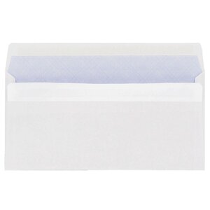 Enveloppe budget blanche -110 x 220 mm - sans fenêtre blanche - boîte de 500 - la couronne
