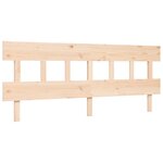vidaXL Cadre de lit sans matelas 200x200 cm bois massif de pin