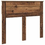 vidaXL Cadre de lit Bois ancien 120 x 190 cm Bois d'ingénierie