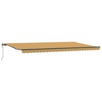 vidaXL Auvent Rétractable Multicolore 600 ×350 cm tissu